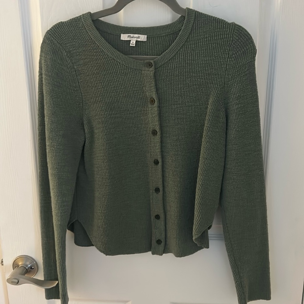 Madewell Waffle Cardigan